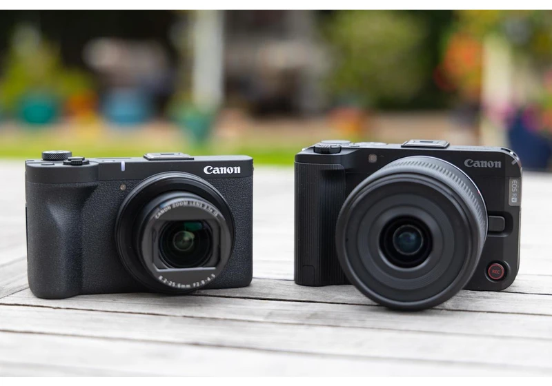 Canon goes all in on vlogging with the PowerShot V1 compact and R50 V mirrorless cameras