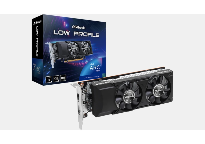 ASRock Quietly Launches Low Profile Arc A380 Graphics Card