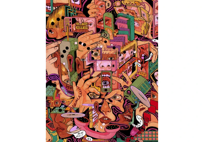 Eva Redamonti’s detailed illustrations are a chaotic explosion of the whimsical and the surreal