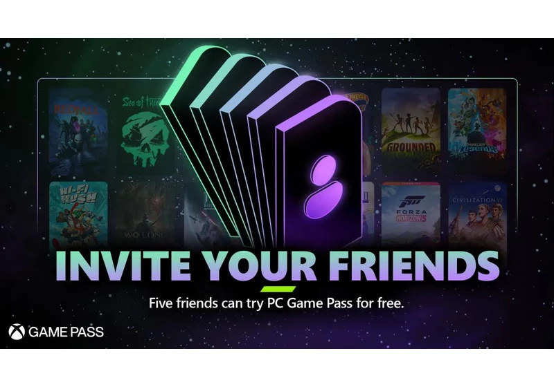 Microsoft’s new referral program lets you gift 14-day PC Game Pass trials to your friends