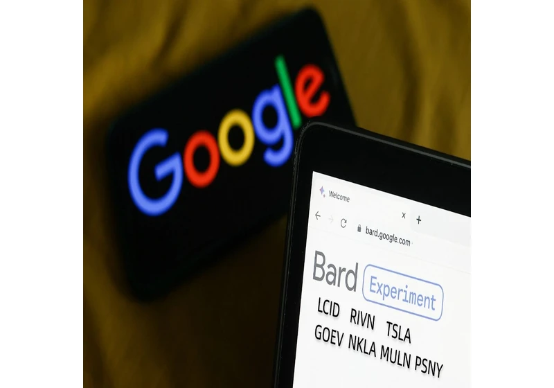 Google's Bard Predicts the seven EV stocks Lucid, Rivian, Canoo, Mullen, Tesla, Polestar, and Nikola!