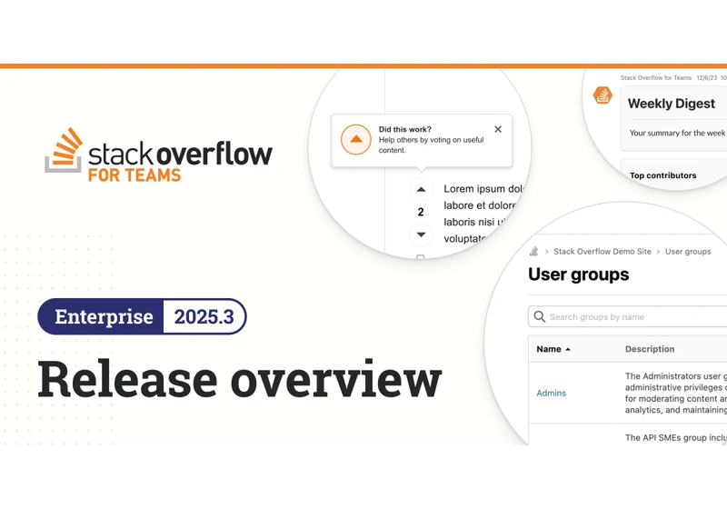 Smarter insights, stronger teams: New features for Stack Overflow for Teams