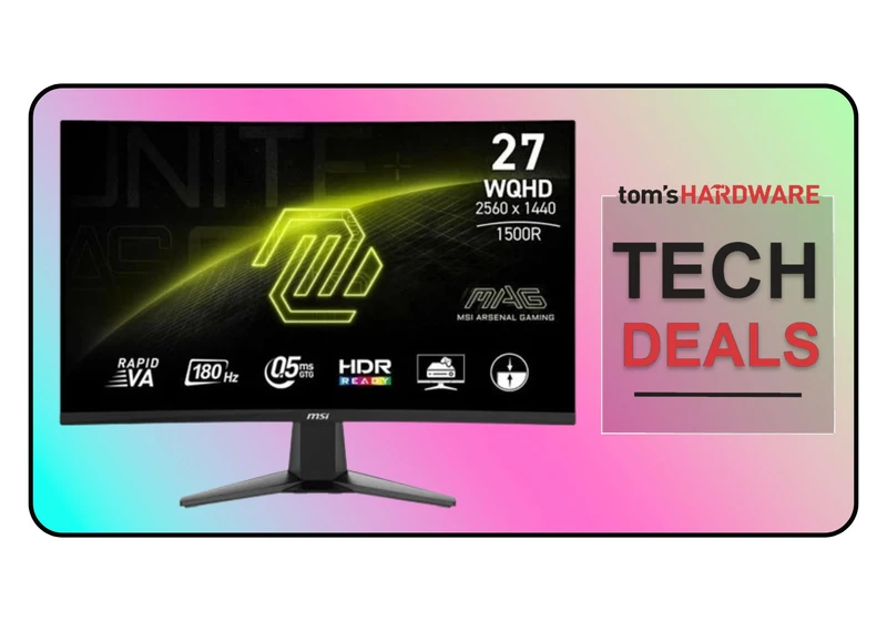 Only £128 for this 27-inch MSI MAG monitor with a blazing 180 Hz refresh rate — that's unbelievable 1440p gaming value