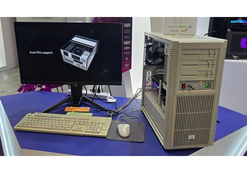 SilverStone reveals the FLP02 late-80s style tower PC case — proudly beige but thoroughly modern inside