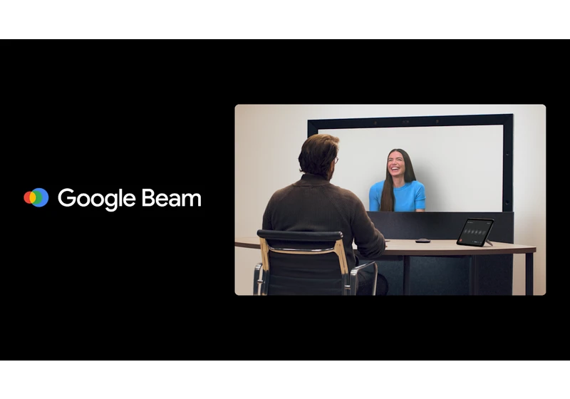 Goodbye Project Starline, hello Google Beam 3D video conferencing