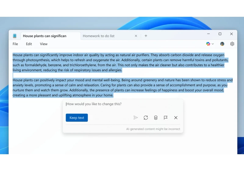 Why does Windows Notepad need Copilot Gen AI? Microsoft explains