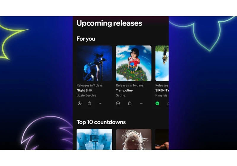 Spotify is finally telling me about upcoming bangers I want to hear