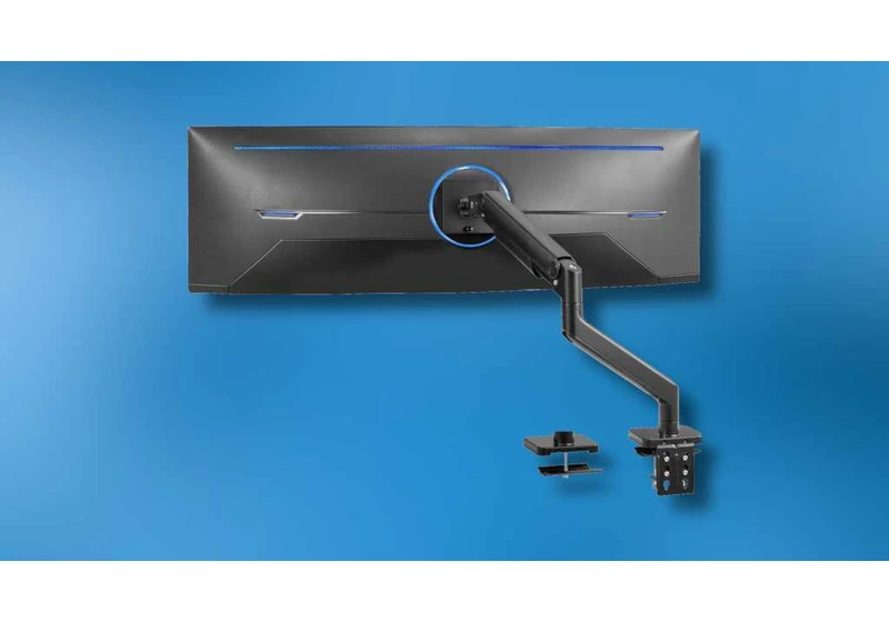 This heavy-duty monitor arm can easily hold huge displays, now 29% off