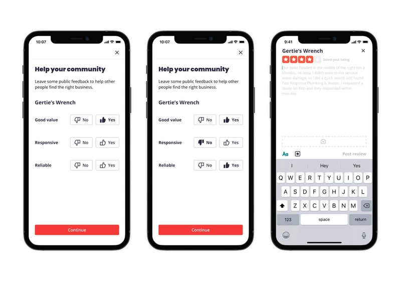 Yelp announces new features for services businesses, including custom search filters, a new review flow and themed ads