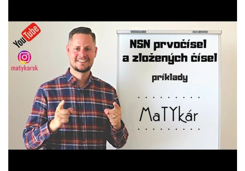 NSN | najmenší spoločný násobok prvočísel a zložených čísel - príklady