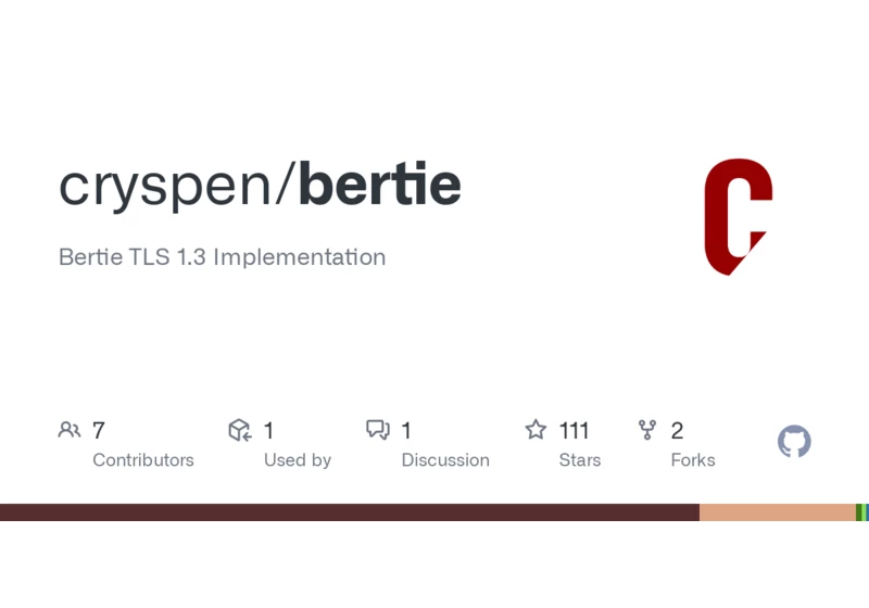 Bertie – A minimal, high-assurance implementation of TLS 1.3 written in hacspec
