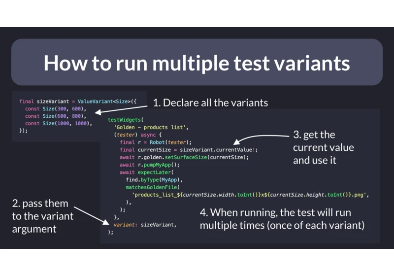 How to Run Multiple Test Variants