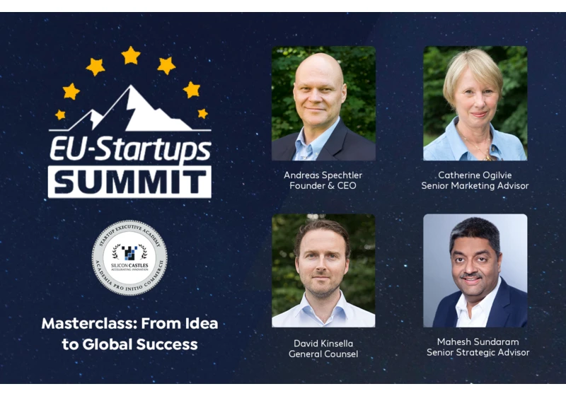 “From Idea to Global Success”: Silicon Castles’ Masterclass at this year’s EU-Startups Summit!