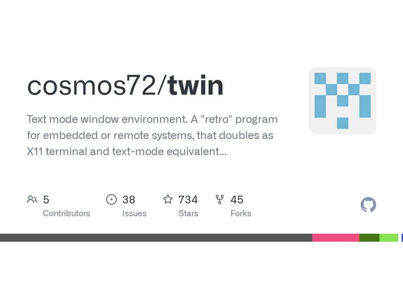 Twin – A Textmode WINdow Environment