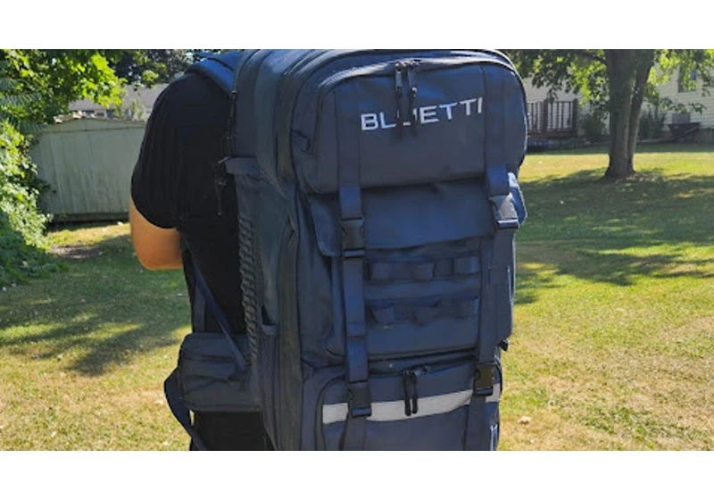 This Solar-Powered Camping Backpack Charged My Phone 18 Times in One Trip