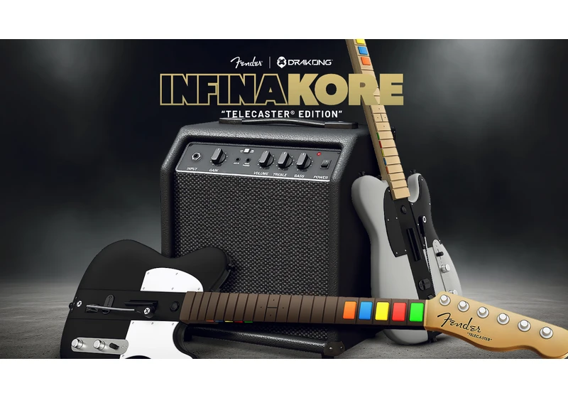 If you're nostalgic for classic Guitar Hero and Rock Band games, you'll probably want to keep an eye on this modular guitar controller