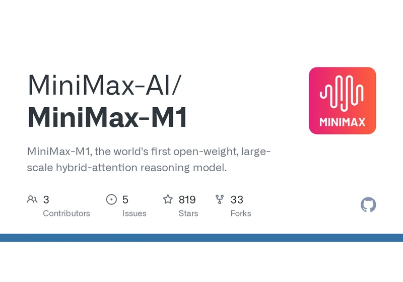 MiniMax-M1 open-weight, large-scale hybrid-attention reasoning model