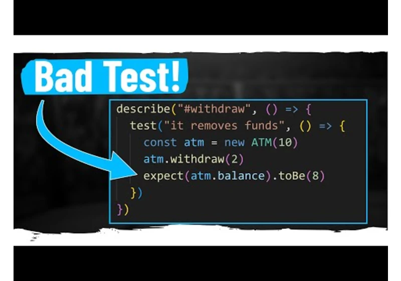 Stop Writing So Many Tests
