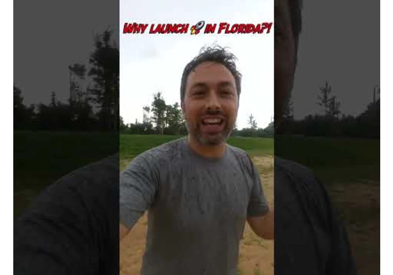 Why do we launch rockets from Florida?