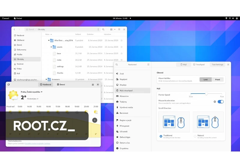 GNOME 44: lepší rychlá nastavení a přehled o aplikacích na pozadí