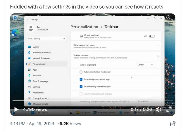 Microsoft tests Windows taskbar tweaks you’ll actually care about