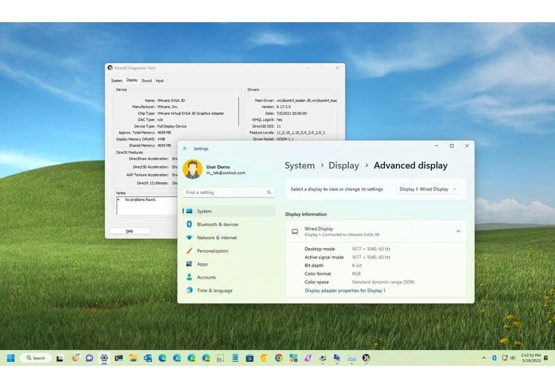 How to check graphics card details on a Windows 11