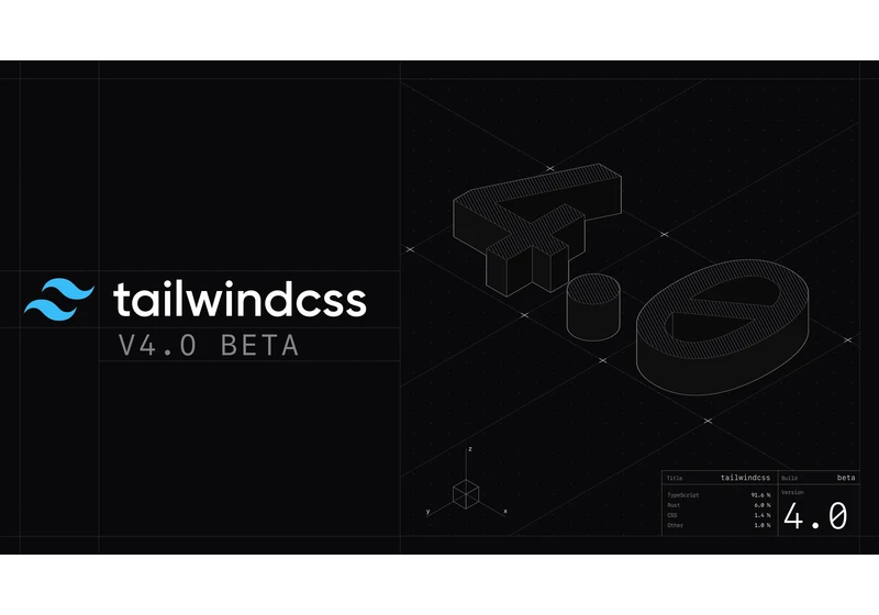 Tailwind CSS v4.0 Beta 1
