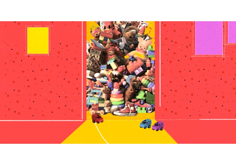 Why so many families are "drowning in toys"