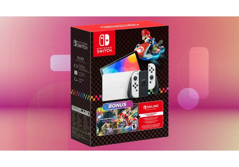 Ring In 2025 With Woot’s Can’t-Miss Switch OLED and Mario Kart 8 Bundle Offer
