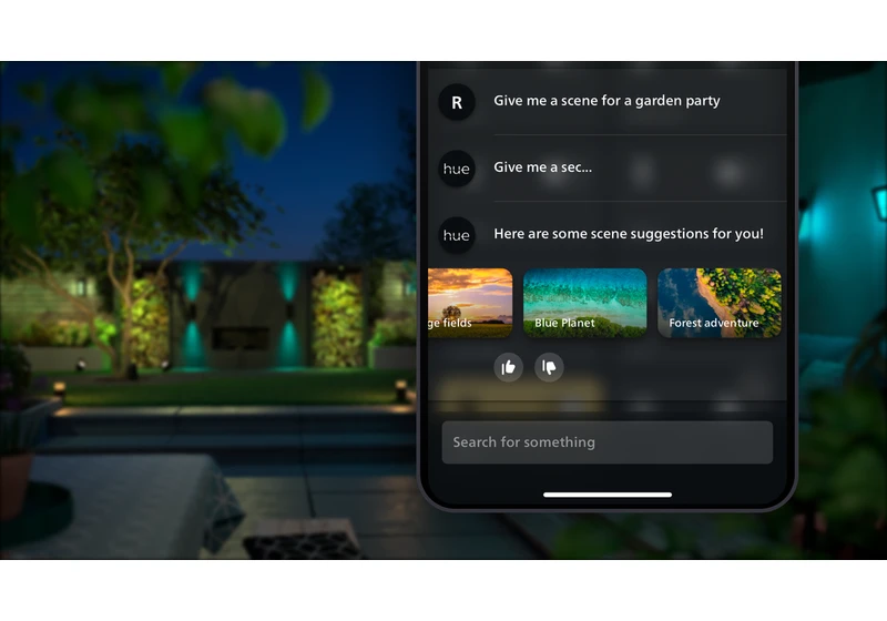  The Philips Hue app is getting a big upgrade this year, with a new generative AI assistant 