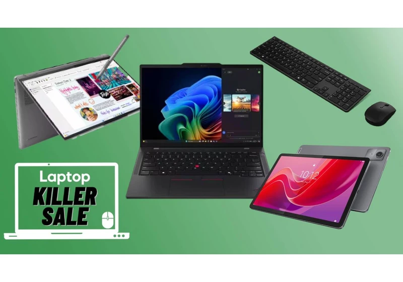 Lenovo New Year New Tech sale: Up to 77% off laptops, tablets, PC accessories
