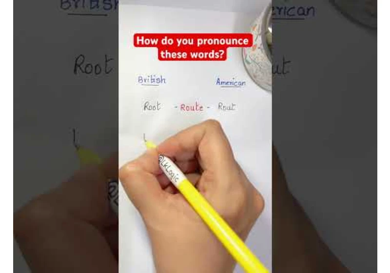 British vs American | How do you pronounce Route, Mobile and Adult?