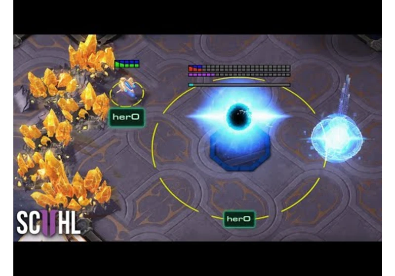 herO's DOUBLE GOLD BASE RUSH - Starcraft 2: herO vs. Heromarine
