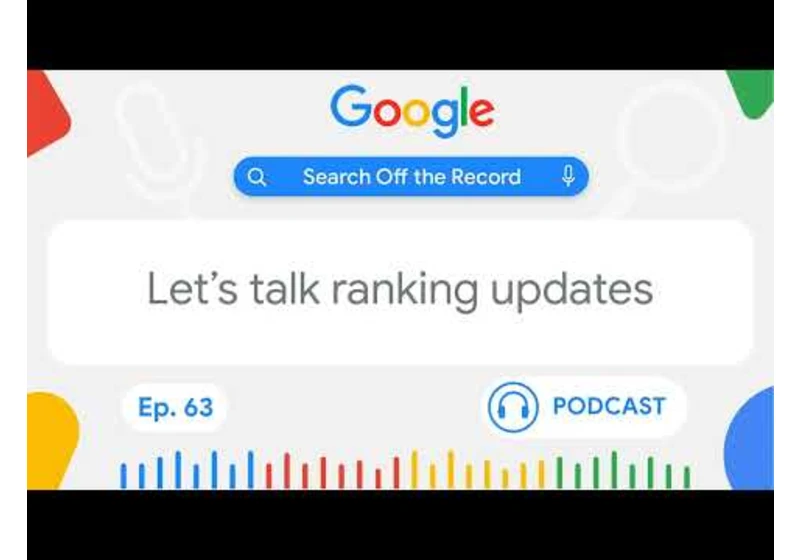 Let's talk ranking updates