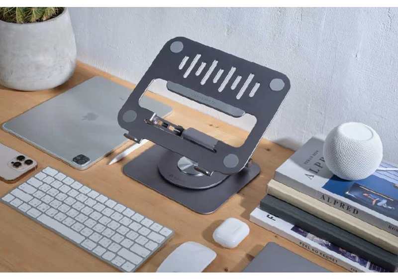 Save $25 on this 6-in-1 charging laptop stand hub