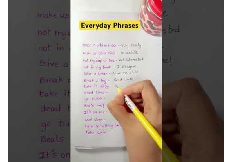 Everyday Phrases
