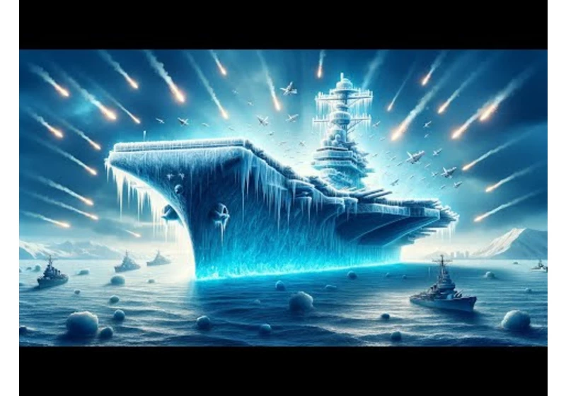 This Top Secret Warship Made From Ice Defied All Logic