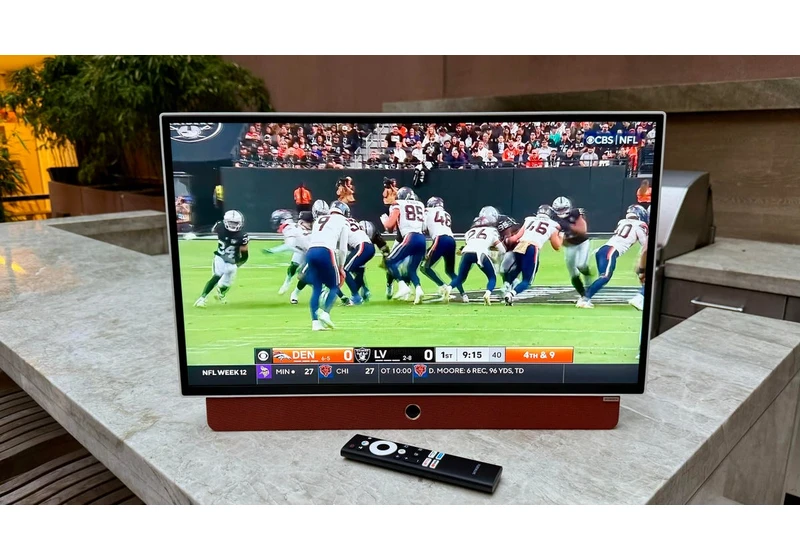 This Portable TV Turns My Patio Into the Ultimate Entertainment Zone