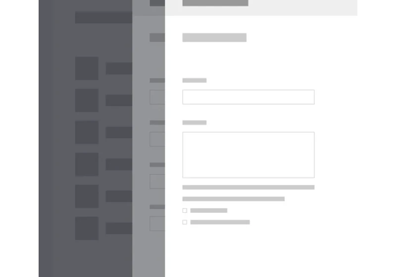 Enhancing Data Input with Layered Drawer Navigation