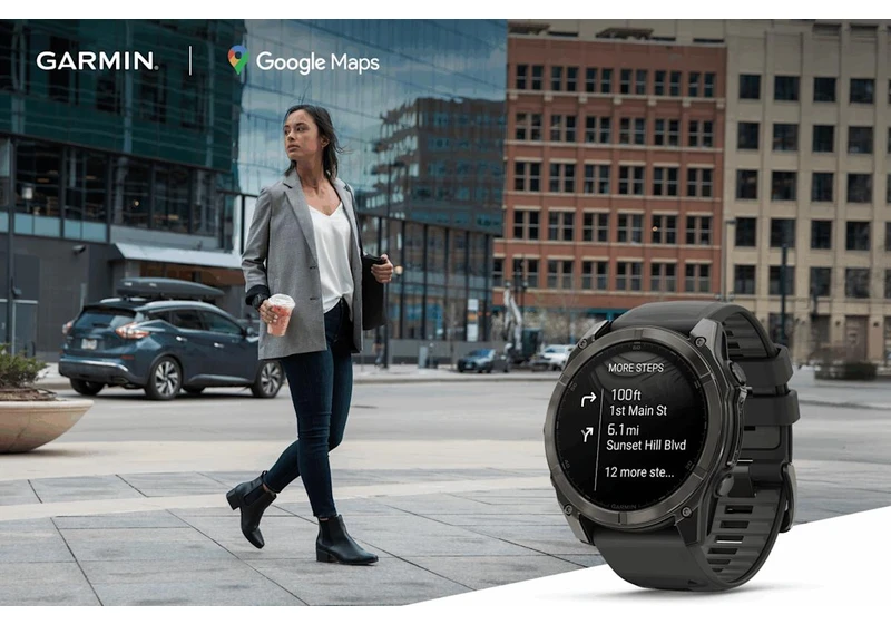 Google Maps comes to Garmin smartwatches