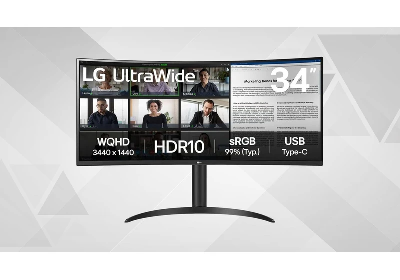This fantastic curved LG ultrawide monitor now has 30% off