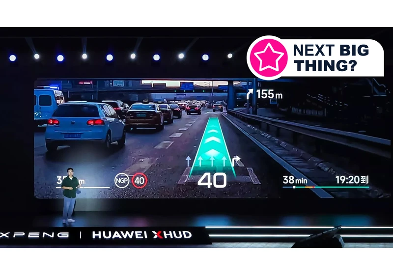 Huawei and Xpeng just turned an entire EV windshield into a head-up display – and it could be a glimpse of your distracting driving future