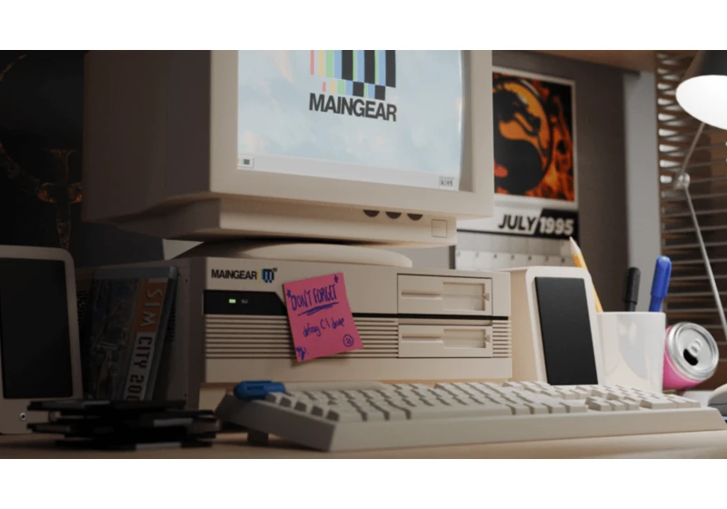 MainGear’s new desktop gaming PC oozes stunning retro chic vibes