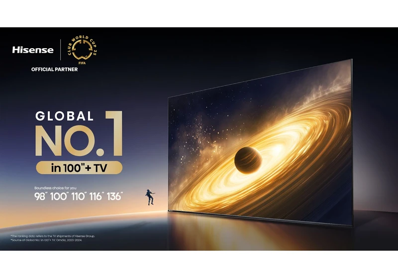Here’s how Hisense is redefining the big screen: mini-LED, AI and 100 inches of home entertainment heaven