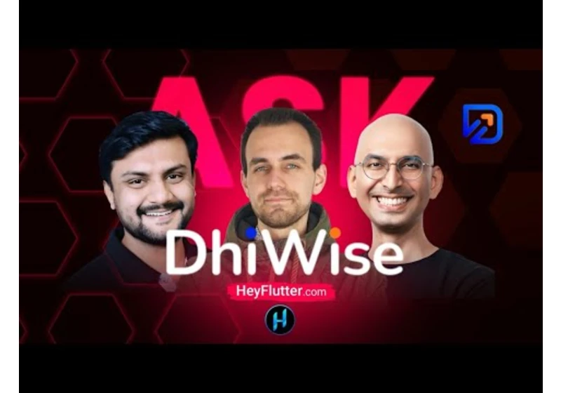 DhiWise - Convert Figma Designs to Flutter Code (Livestream)