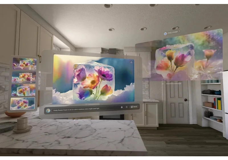 Adobe Shows Off What Firefly Looks Like On Apple Vision Pro