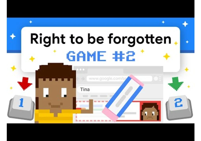 Right to be forgotten interactive video game: Round 2 - Dr. Hall and Tina