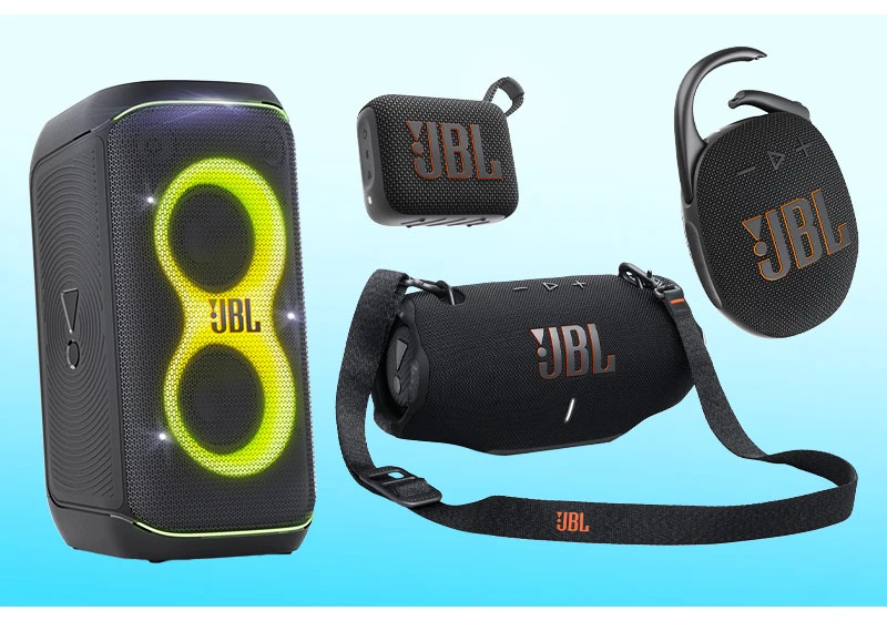 JBL debuts replaceable batteries for its new portable Bluetooth speakers at CES 2024