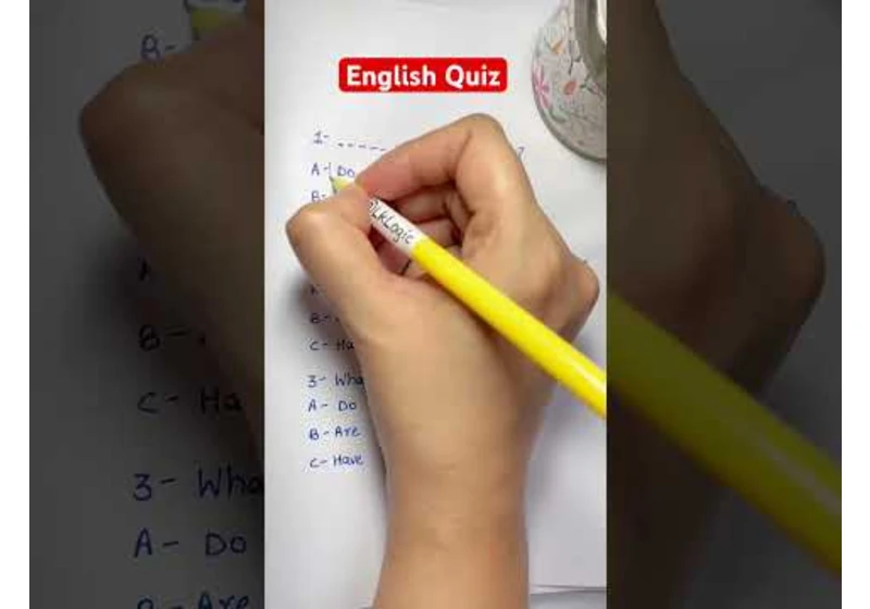 English Quiz