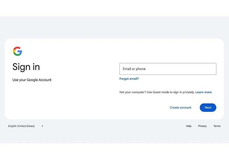 Google's sign-in and sign-up pages have a new look
